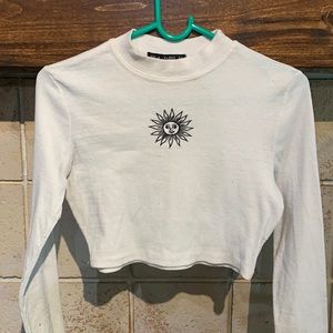 White long sleeve Sun shirt. Zaful.  Size S.